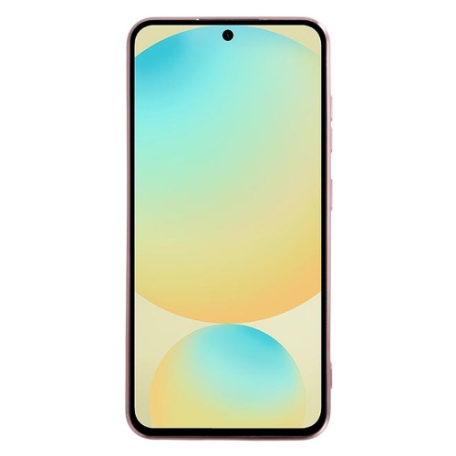 Силиконов калъф KADEM Flowers за Samsung Galaxy S25 Plus, Розово-златист