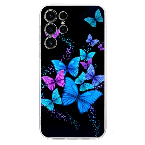 Силиконов калъф за Samsung Galaxy S25 Ultra, Цветни пеперуди