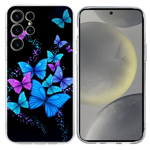 Силиконов калъф за Samsung Galaxy S25 Ultra, Цветни пеперуди