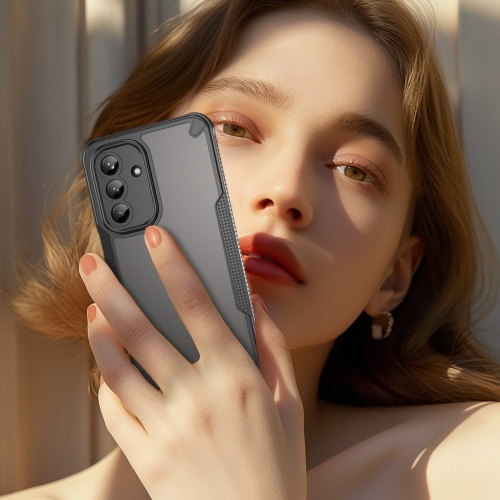 Удароустойчив калъф Hybrid Frosted за Samsung Galaxy A26 5G, Черен