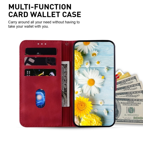 Калъф Тефтер Lily Flower за Samsung Galaxy A26 5G, Червен