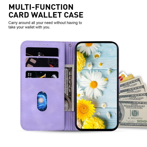 Калъф Тефтер Lily Flower за Samsung Galaxy A26 5G, Лилав
