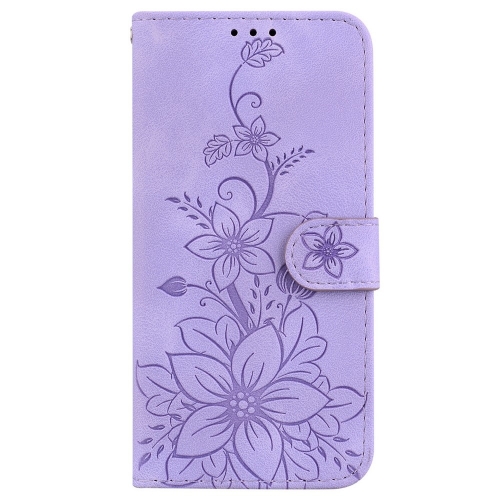 Калъф Тефтер Lily Flower за Samsung Galaxy A26 5G, Лилав