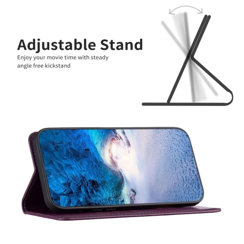 Калъф Тефтер BINFEN COLOR за Samsung Galaxy A26 5G, Тъмно лилав