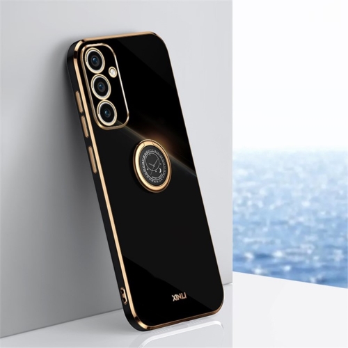 Силиконов калъф XINLI Kickstand за Samsung Galaxy A26 5G, Черен