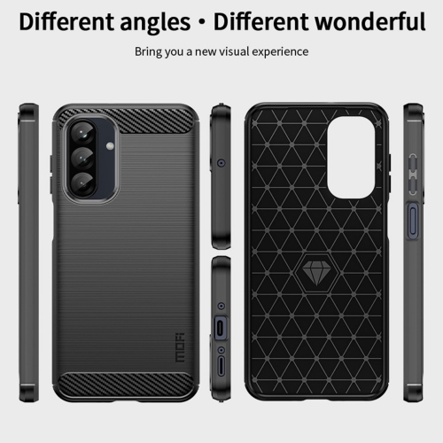 Силиконов Калъф MOFI Carbon за Samsung Galaxy A26 5G, Черен