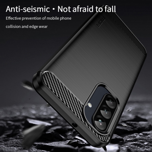 Силиконов Калъф MOFI Carbon за Samsung Galaxy A26 5G, Черен