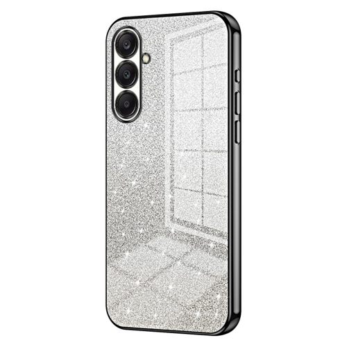 Силиконов калъф Electroplating Glitter за Samsung Galaxy A26 5G, Черен