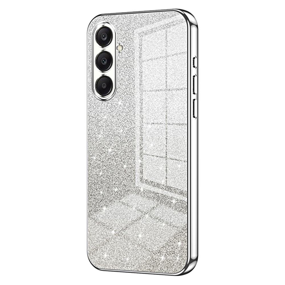 Силиконов калъф Electroplating Glitter за Samsung Galaxy A26 5G, Сребрист