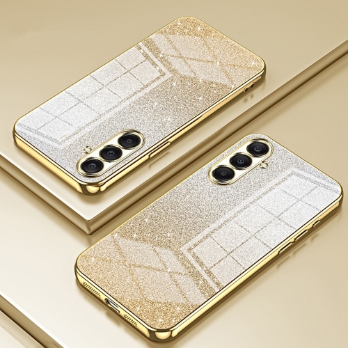 Силиконов калъф Electroplating Glitter за Samsung Galaxy A26 5G, Златист