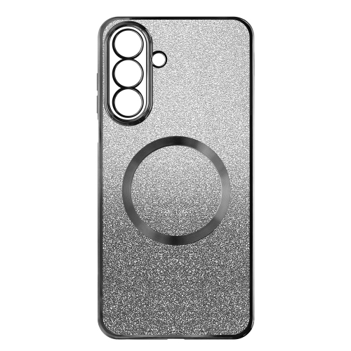 Силиконов калъф Electroplating MagSF за Samsung Galaxy A26 5G, Черен