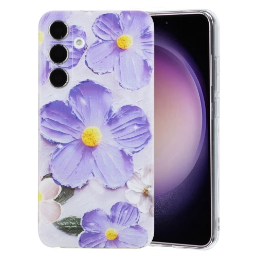 Силиконов калъф Samsung Galaxy A36 5G / A37 5G, Лилаво цвете