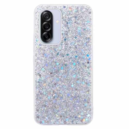 Удароустойчив калъф Glittery Design за Samsung Galaxy A36 5G / A37 5G, Сребрист