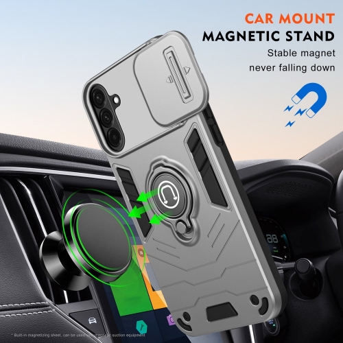 Удароустойчив калъф CamShield за Samsung Galaxy A36 5G / A37 5G, Сив