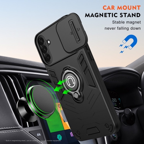 Удароустойчив калъф CamShield за Samsung Galaxy A36 5G / A37 5G, Черен