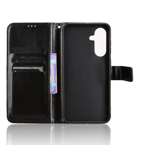 Калъф Тефтер Crazy Horse за Samsung Galaxy A36 5G / A37 5G, Черен