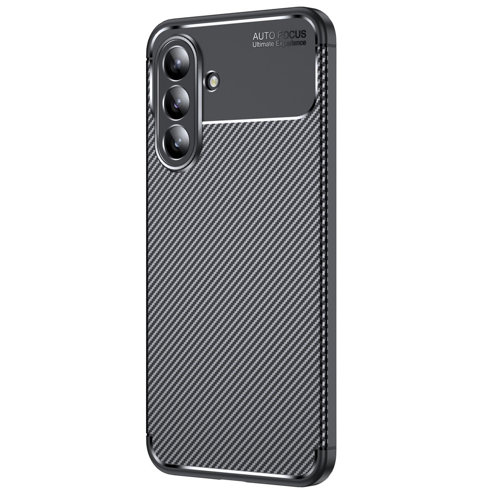 Силиконов Калъф Carbon Fiber Texture за Samsung Galaxy A36 5G / A37 5G, Черен
