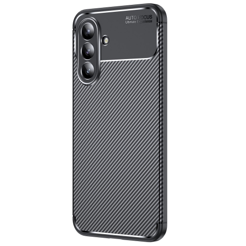 Силиконов Калъф Carbon Fiber Texture за Samsung Galaxy A36 5G / A37 5G, Черен