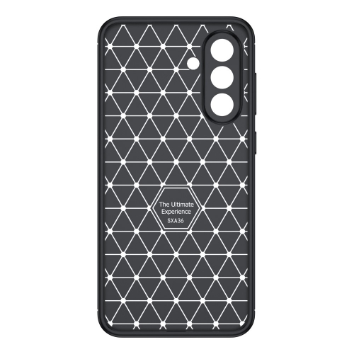 Силиконов Калъф Carbon Fiber Texture за Samsung Galaxy A36 5G / A37 5G, Черен