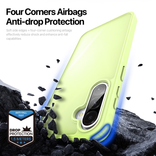 Удароустойчив калъф DUX DUCIS Yind Matte за Samsung Galaxy A36 5G / A56 5G / A37 5G, Зелен