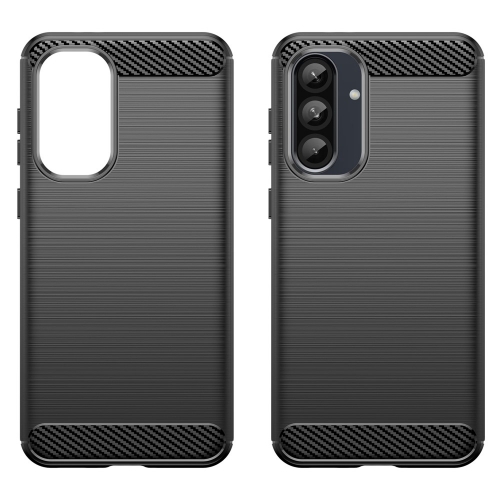 Силиконов калъф Carbon Fibre за Samsung Galaxy A56 5G, Черен