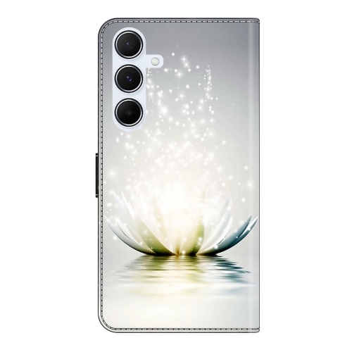 Калъф Тефтер 3D Pattern за Samsung Galaxy A36 5G / A56 5G / A37 5G, Лотос