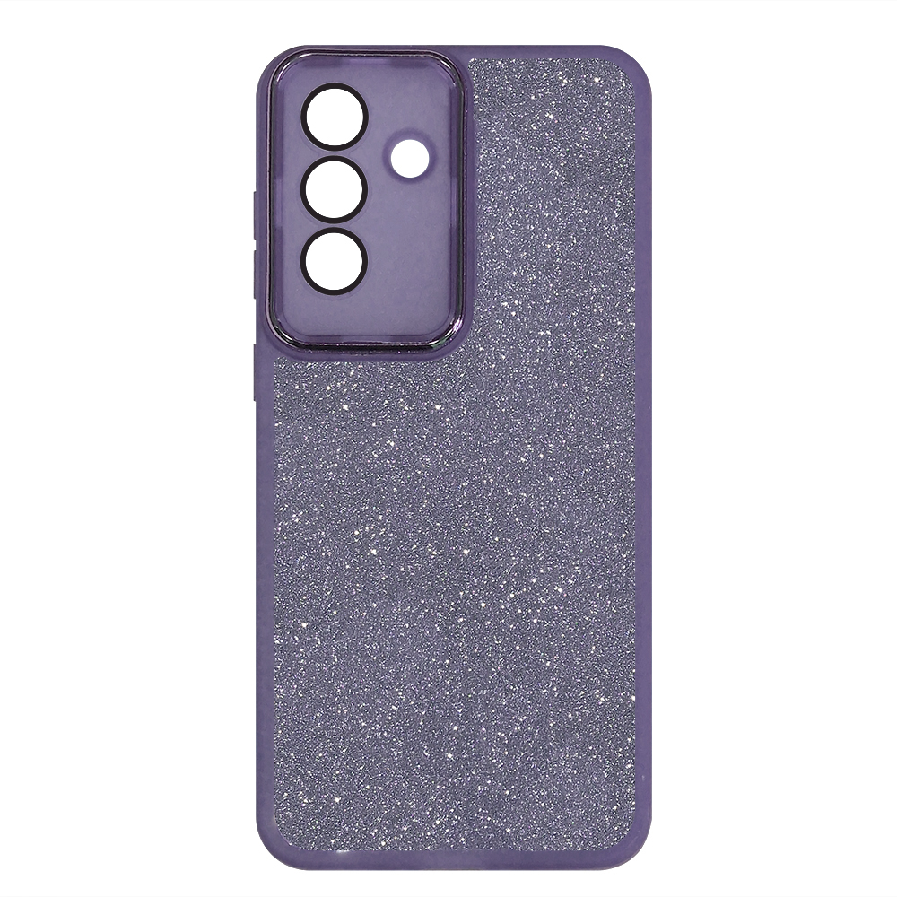 Силиконов калъф Glitter Sticker за Samsung Galaxy A36 5G / A37 5G, Лилав