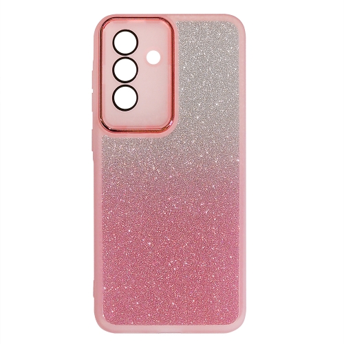 Силиконов калъф Glitter Sticker за Samsung Galaxy A36 5G / A37 5G, Розов