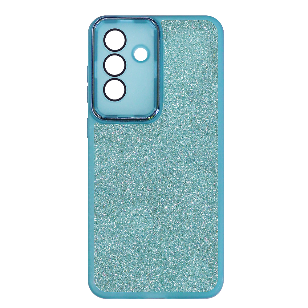 Силиконов калъф Glitter Sticker за Samsung Galaxy A56 5G, Син