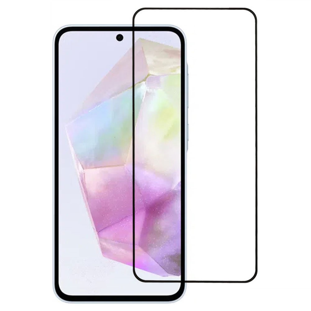 Стъклен Протектор 5D Full Glue за Samsung Galaxy A36 5G / A56 5G / A37 5G, Черен