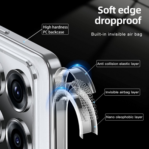 Удароустойчив калъф Shockproof за Xiaomi 14T, Черен