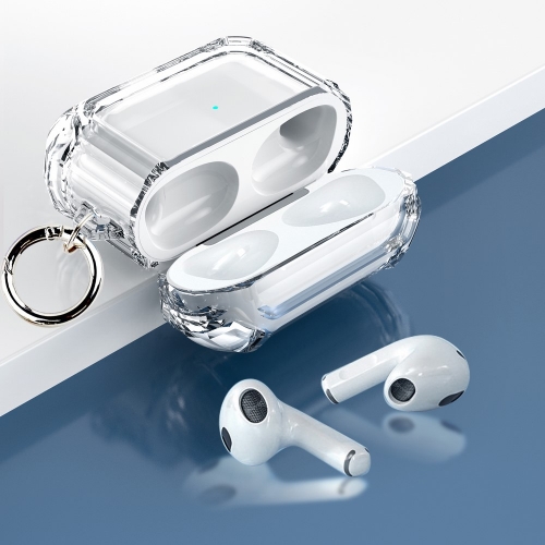 Калъф Dual Color with Keyring за слушалки AirPods 3, Прозрачен