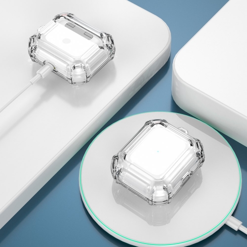 Калъф Dual Color with Keyring за слушалки AirPods 3, Прозрачен