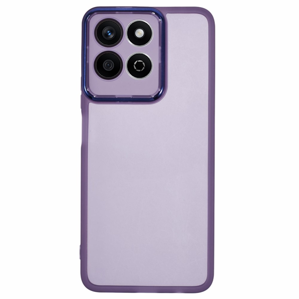 Силиконов калъф Frame Electroplated за  Honor 200 Smart 5G / Honor X7c 4G, Лилав