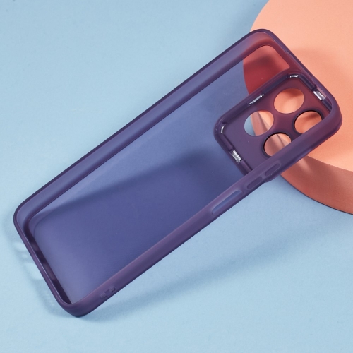 Силиконов калъф Frame Electroplated за  Honor 200 Smart 5G / Honor X7c 4G, Лилав