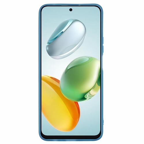 Силиконов калъф Frame Electroplated за Honor 200 Smart 5G / Honor X7c 4G, Син