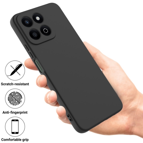 Силиконов калъф Anti-Scratch за Honor 200 Smart 5G / X7c 4G, Черен