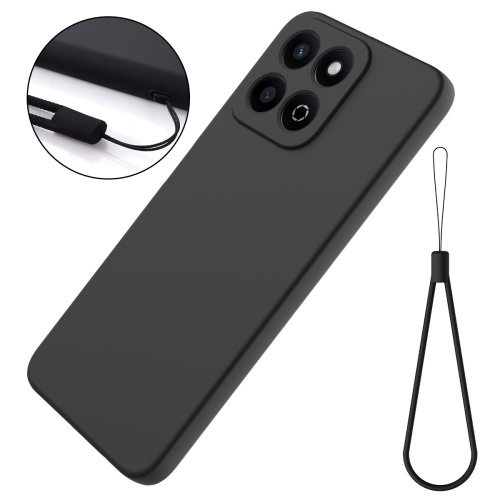 Силиконов калъф Anti-Scratch за Honor 200 Smart 5G / X7c 4G, Черен