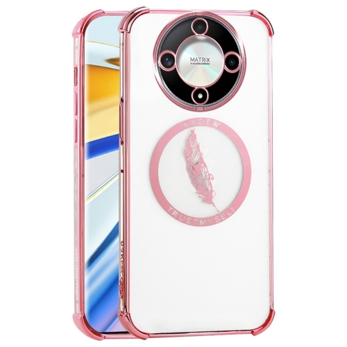 Силиконов калъф KADEM Shockproof за Honor X9b 5G / Magic6 Lite 5G, Розов