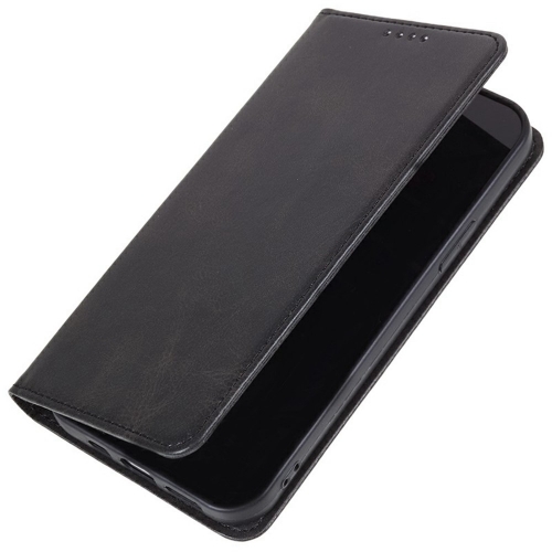 Калъф тефтер Wallet Calf Texture за Motorola Moto G35 5G, Черен