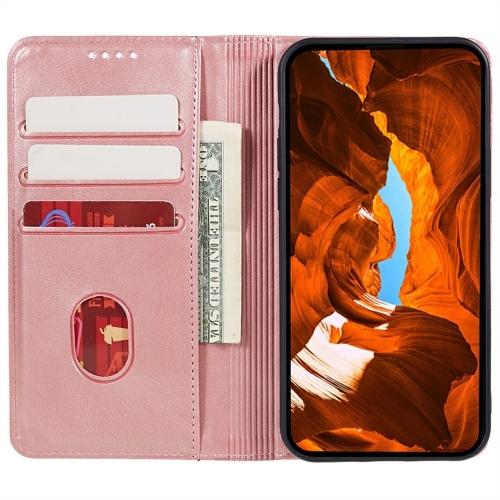Калъф тефтер Wallet Calf Texture за Motorola Moto G35 5G, Розов