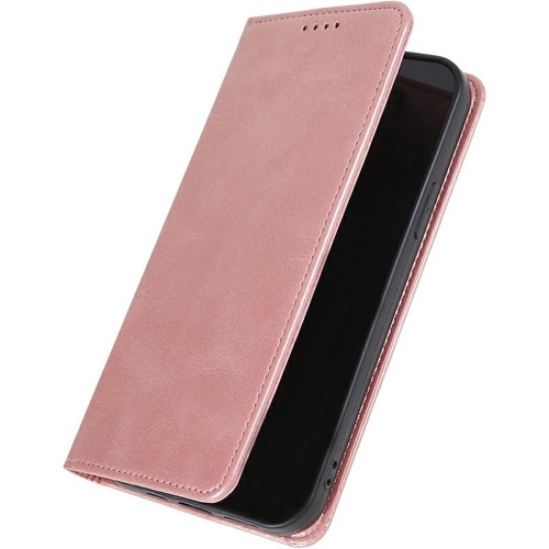Калъф тефтер Wallet Calf Texture за Motorola Moto G35 5G, Розов