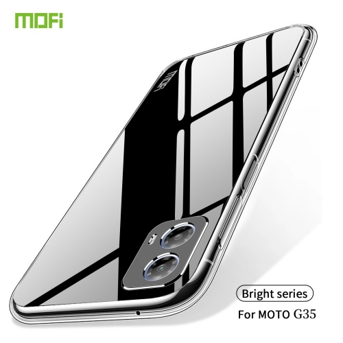 Силиконов калъф MOFI за Motorola Moto G35 5G, Прозрачен