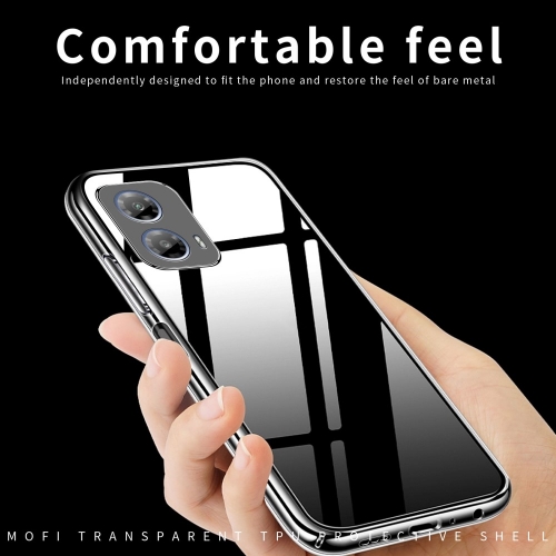 Силиконов калъф MOFI за Motorola Moto G35 5G, Прозрачен