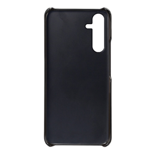 Пластмасов калъф Wood Leather за Samsung Galaxy A55 5G, Черен