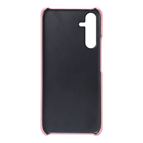 Пластмасов калъф Wood Leather за Samsung Galaxy A55 5G, Розов