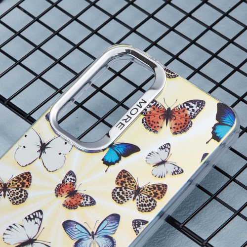 Удароустойчив калъф Bling Butterfly за Samsung Galaxy A55 5G, Разноцветни пеперуди