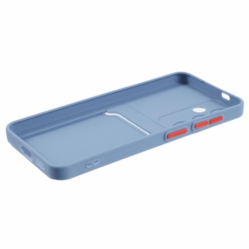 Силиконов калъф Card Slot за Samsung Galaxy A55 5G, Син