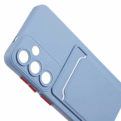 Силиконов калъф Card Slot за Samsung Galaxy A55 5G, Син