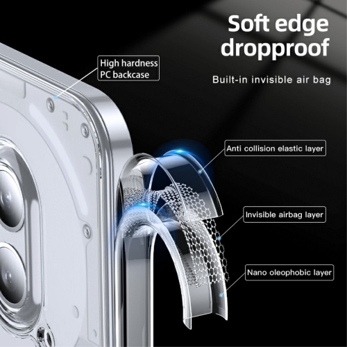 Удароустойчив калъф Shockproof Matte за Nothing Phone 2a Plus / Phone 2a, Черен